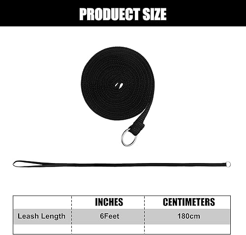 Vista 2 de 30 correas antideslizantes para perro, cuerda para mascotas, correas para perreras con anillo tórico, duradera para perros y entrenamiento