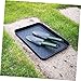 QUMIIRITY 3-Piece Outdoor Boot Tray Set Waterproof Indoor Shoes Storage Plate Multi-Functional Household Organizer for Hallways and Entryways