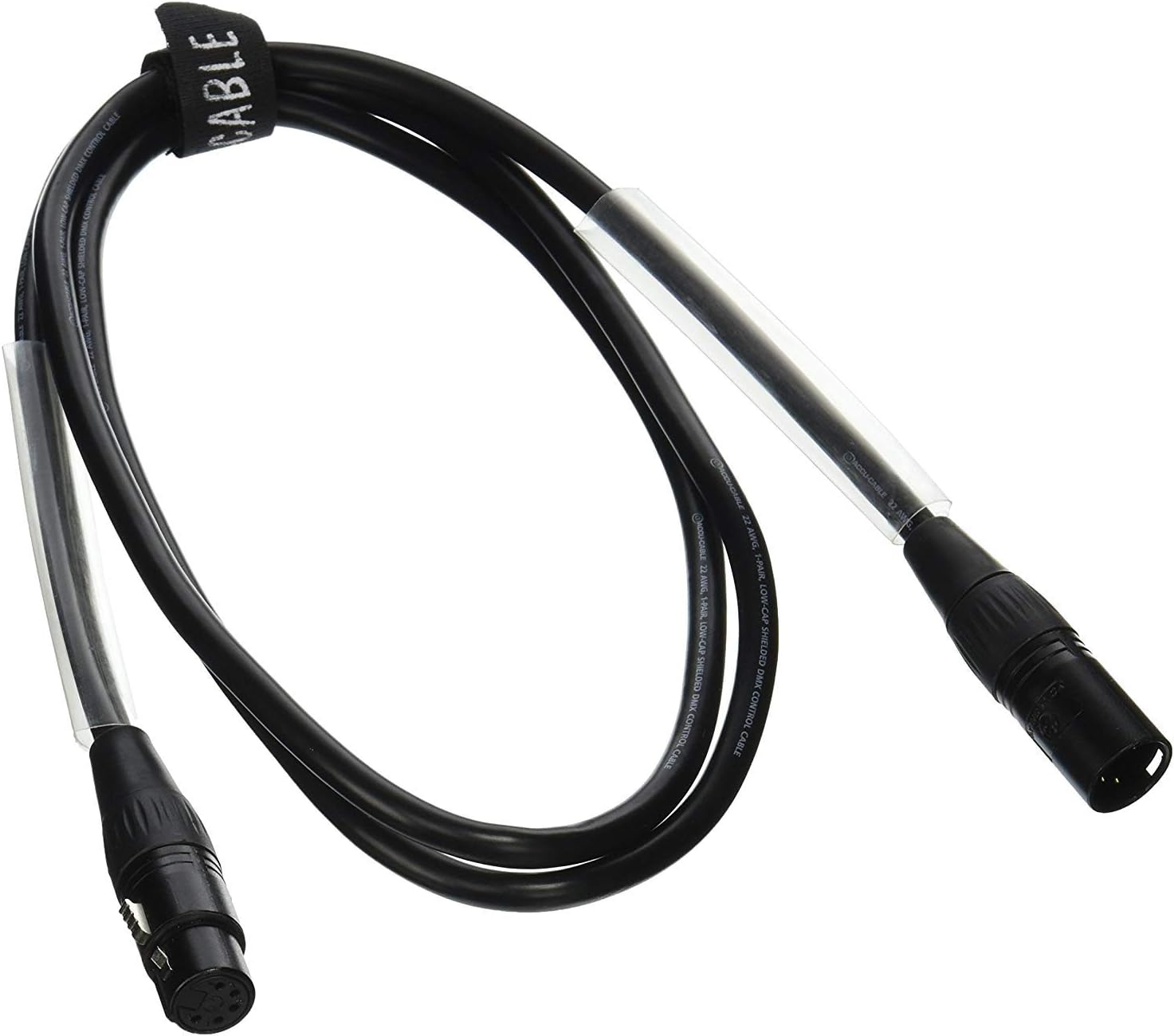 adjProducts AC5PDMX5PRO 5 FOOT, 5 PIN, PRO, DMX CABLE. PVC JACKE