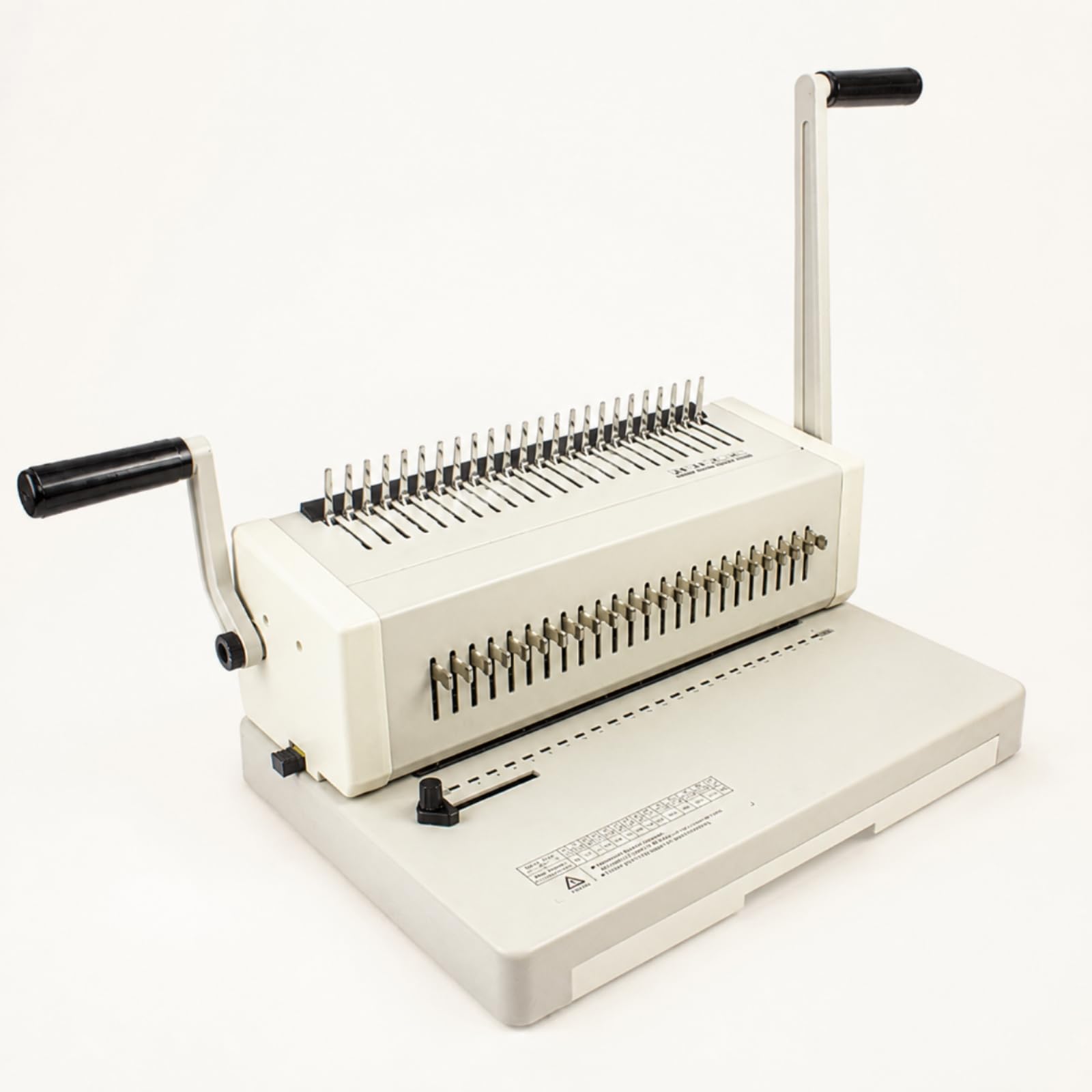 Manuelle Kammbindemaschine C25A vielseitig manuelle Bindemaschine zu bedienen Dokumentenbindemaschine für Schulen, Büroalltag, Kopierraum