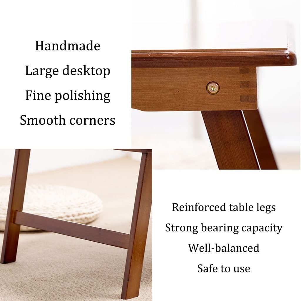 Zen Tea Low Table Foldable Bay Window Coffee Table Simple Multifunctional Coffee Table Japanese Tatami Table (Color : B, Size : 70x50x30cm)