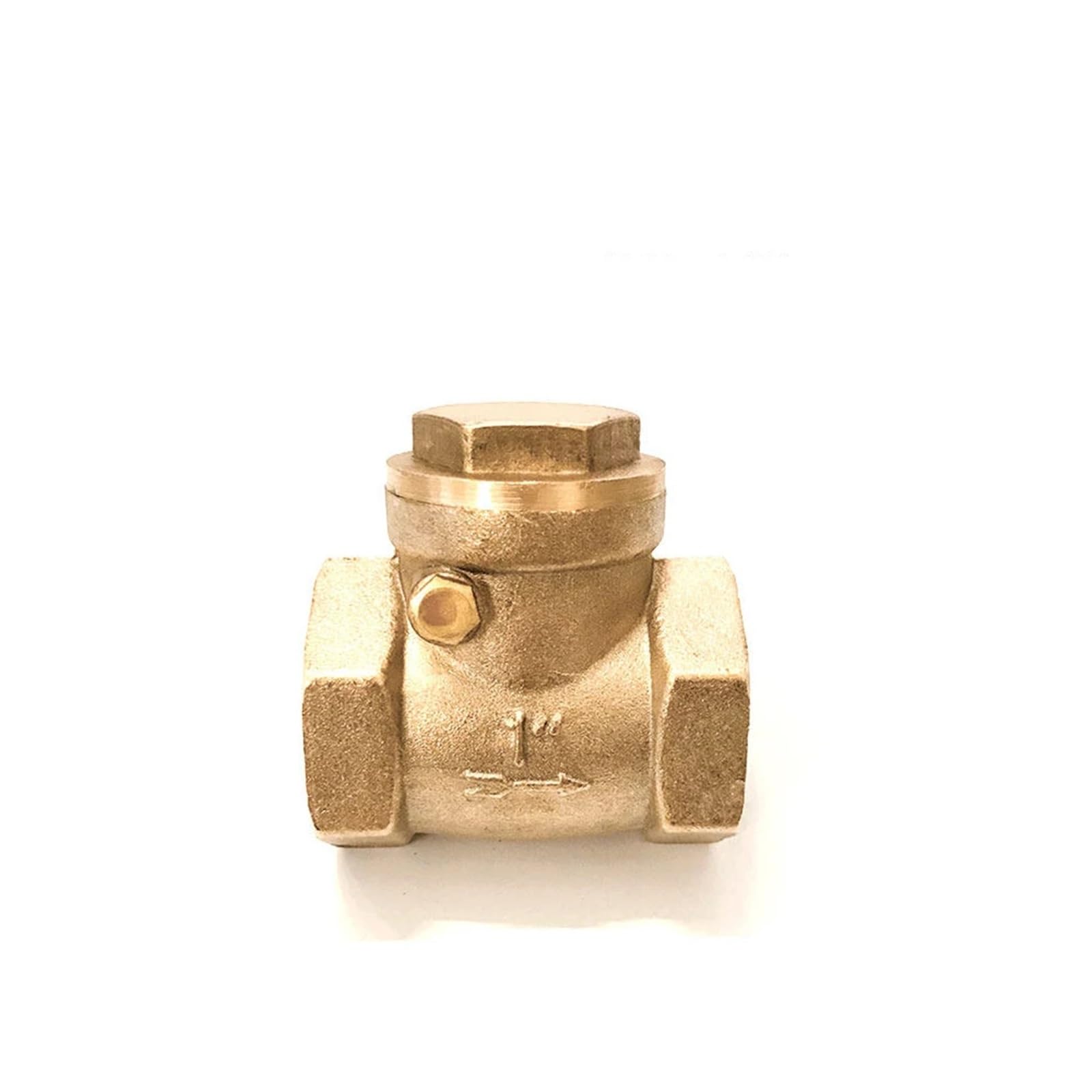 Clapet anti-retour horizontal en laiton à filetage femelle DN15 DN20 DN25 (1 pièce)(1-1/4")