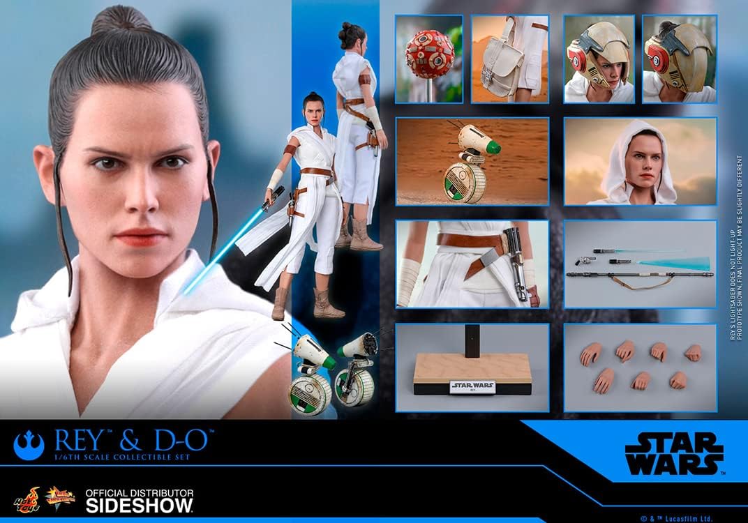 Hot Toys Movie Masterpiece Star Wars Dawn Skywalker 1/6 Scale Figure Ray & D-O (2-Piece Set)