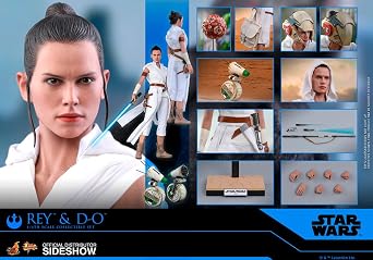 Movie Masterpiece Star Wars Skywalker Dawn 1/6 Scale Figure Rey & D-O Set of 2
