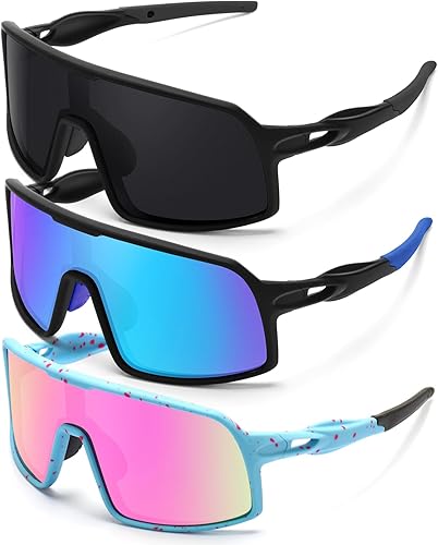 Miniatura 19 de Gafas de sol deportivas polarizadas para hombres y mujeres, gafas de ciclismo con protección UV, para bicicleta de montaña, correr, pesca