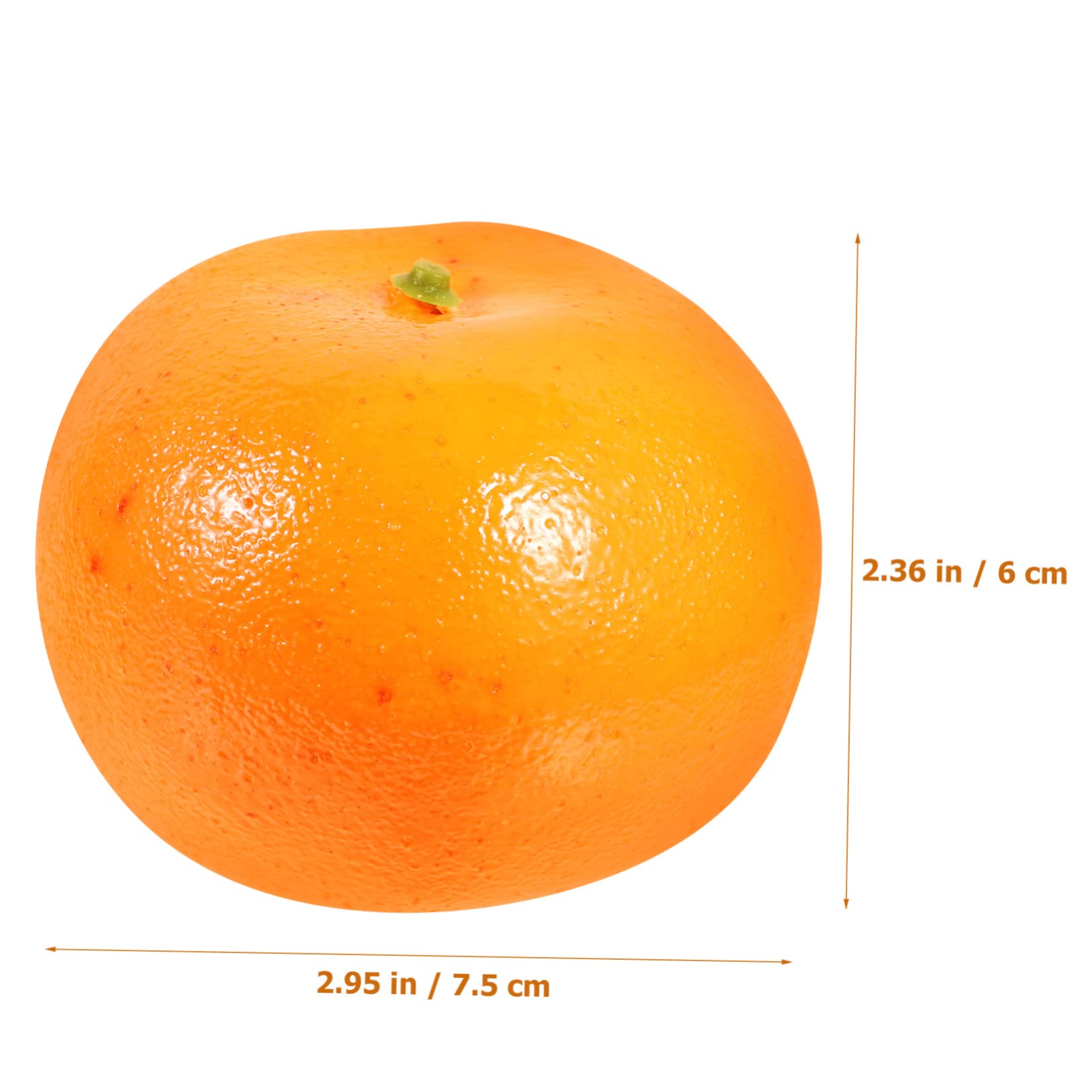 Alipis 20stücke Künstliche Orangen Modelle Realistische Schaumfrüchte Für Dekoration Und Fotografie Für Obstgeschäfte Und Partys Lebensechte Simulation Für Kreative Zwecke