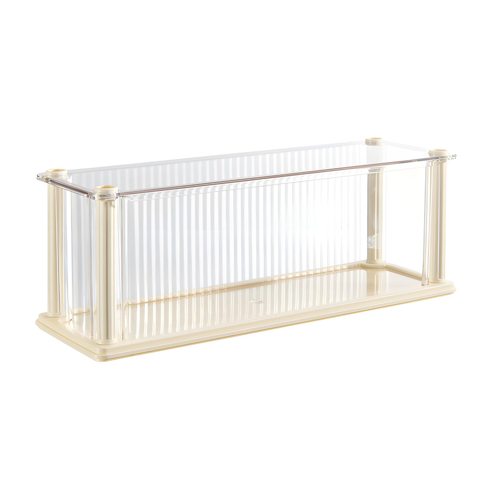 Whoasyst Stackable Clear Organizers for Box Collections with Waterproof Feature and Customizable Layout Portable Display Case for Action Figures and Jewelry with Sturdy and Space Saving Designs