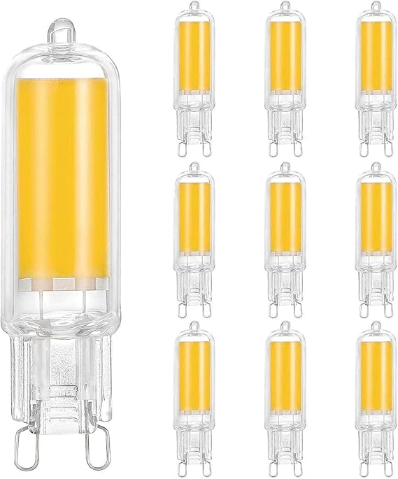Linkind Lot de 10 ampoules LED G9 Remplace les ampoules halogènes de