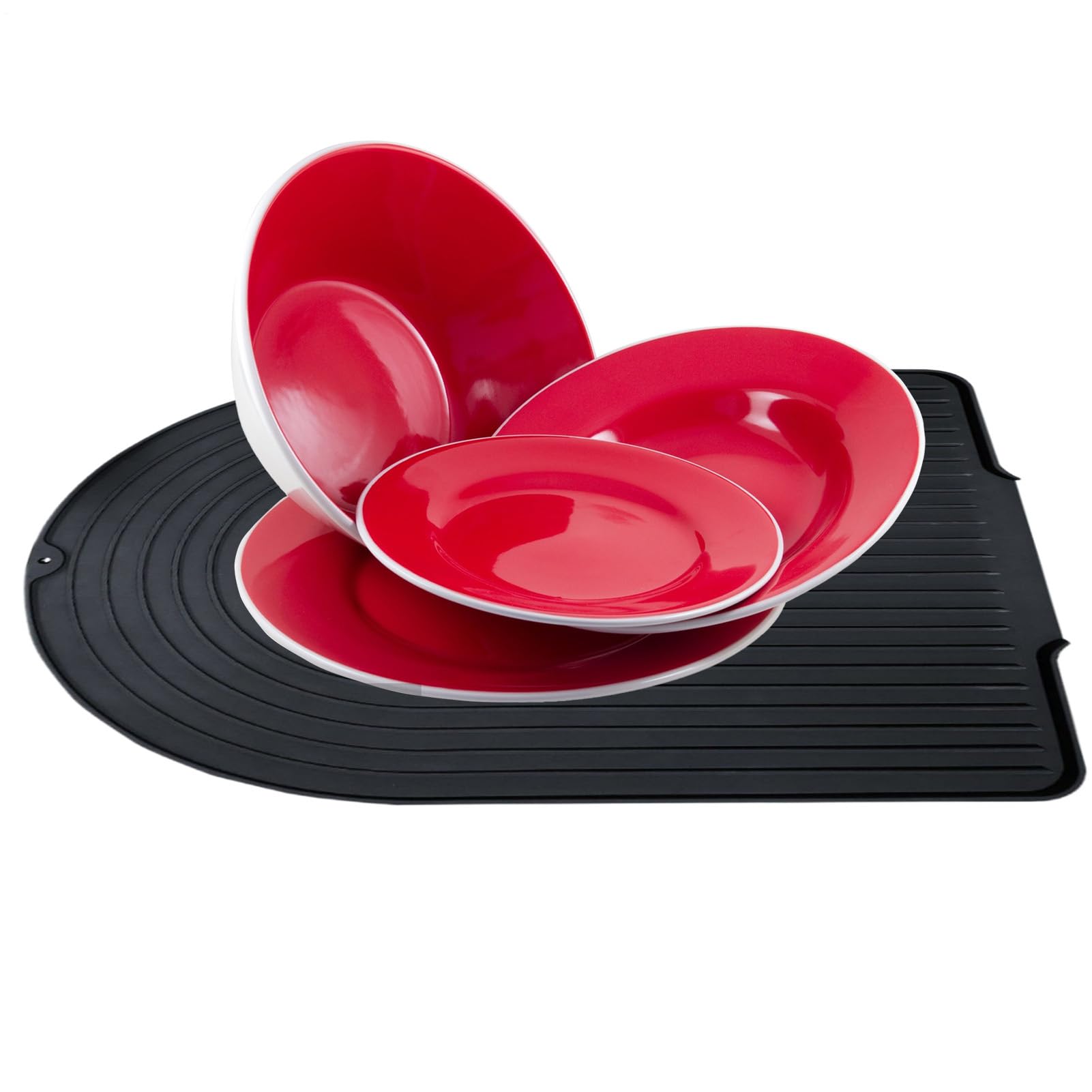 Tapis d'égouttage en silicone de qualité supérieure pour comptoir