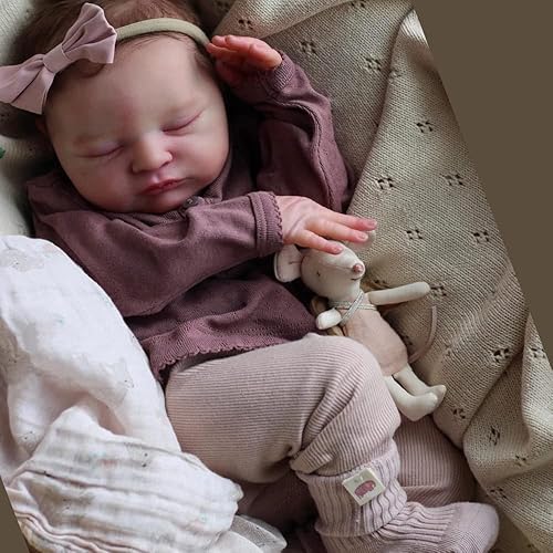 RXDOLL Reborn Girl - Muñecas de bebé recién nacidas realistas de 20 pulgadas, muñecas de bebé recién nacidas, muñecas de bebé durmiendo de la vida