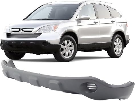 FitParts Compatible With Front Lower Bumper Cover 2007 2008 2009 Honda CR-V Textured EX LX EX-L. New, Textured. W/o Fog & Parking Aid Sensor Holes. HO1000252