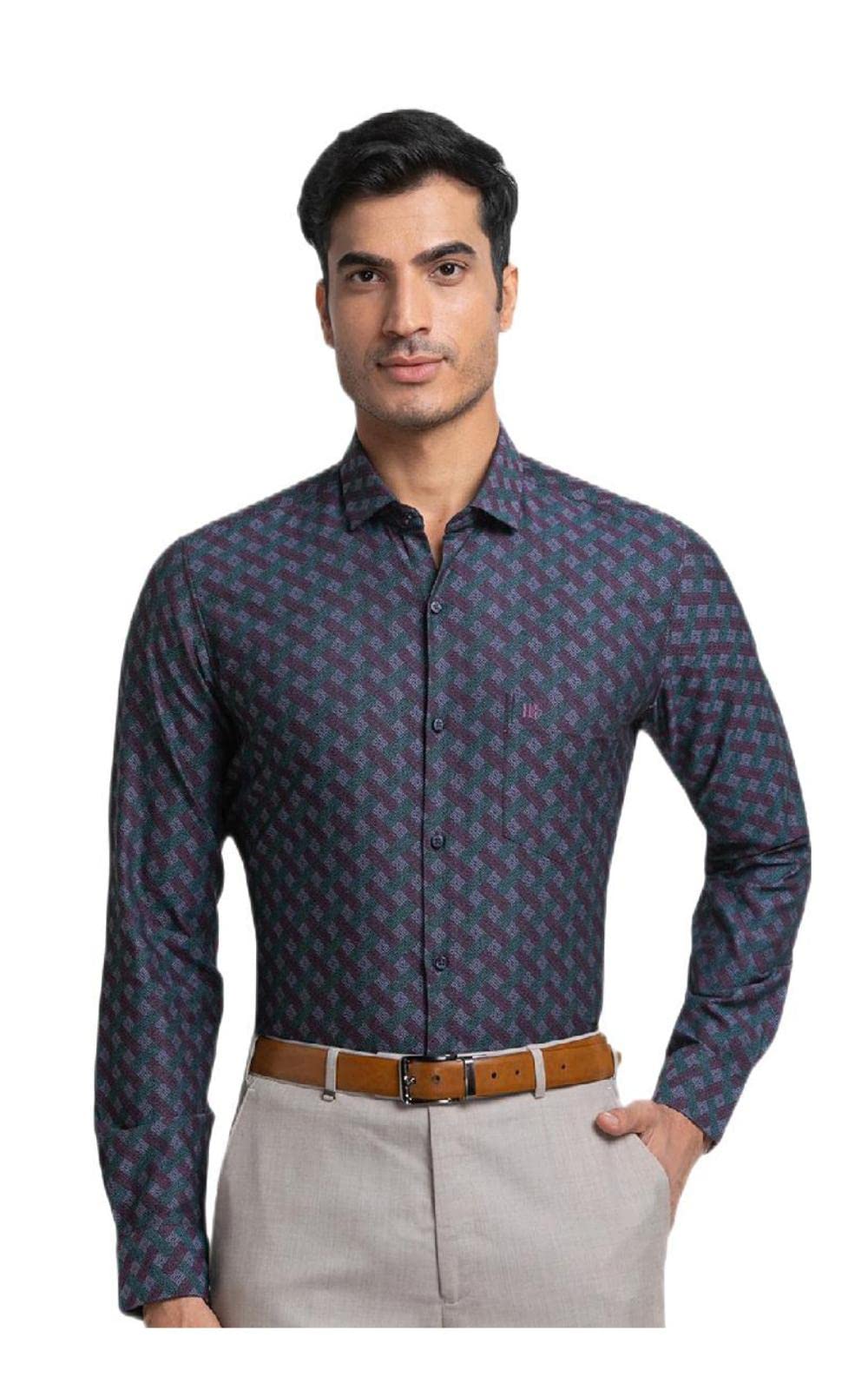 raymond Men's Cotton Regular Fit Causual Shirt (RCSR01529-V7)-picture-54