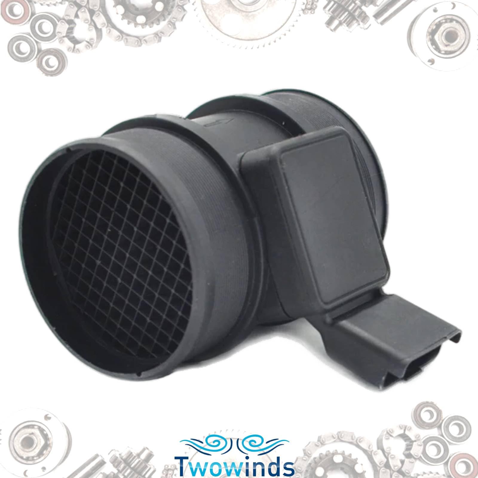 Twowinds - Caudalímetro 5Wk9623 Compatible con Citroën Berlingo (96-02) C4 (04-10) Jumper (94-06) Jumpy (95-06) Xsara (00-04) Fiat Ducato (94-06) Peugeot 206 306 307 Boxer (94-06) Partner (96-06)