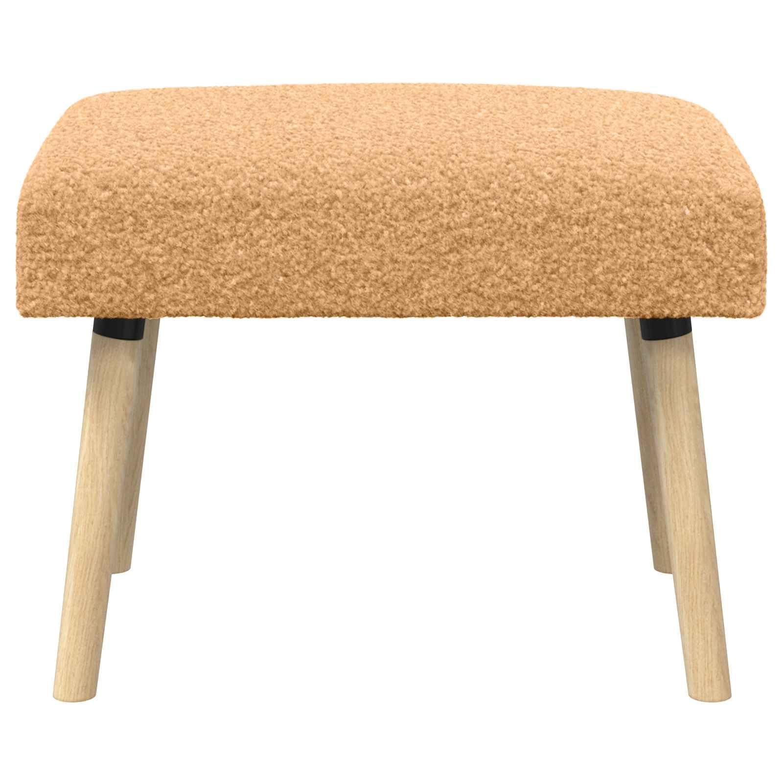 Ławka Uni Beige 60 x 40 x 45 cm Kręcona