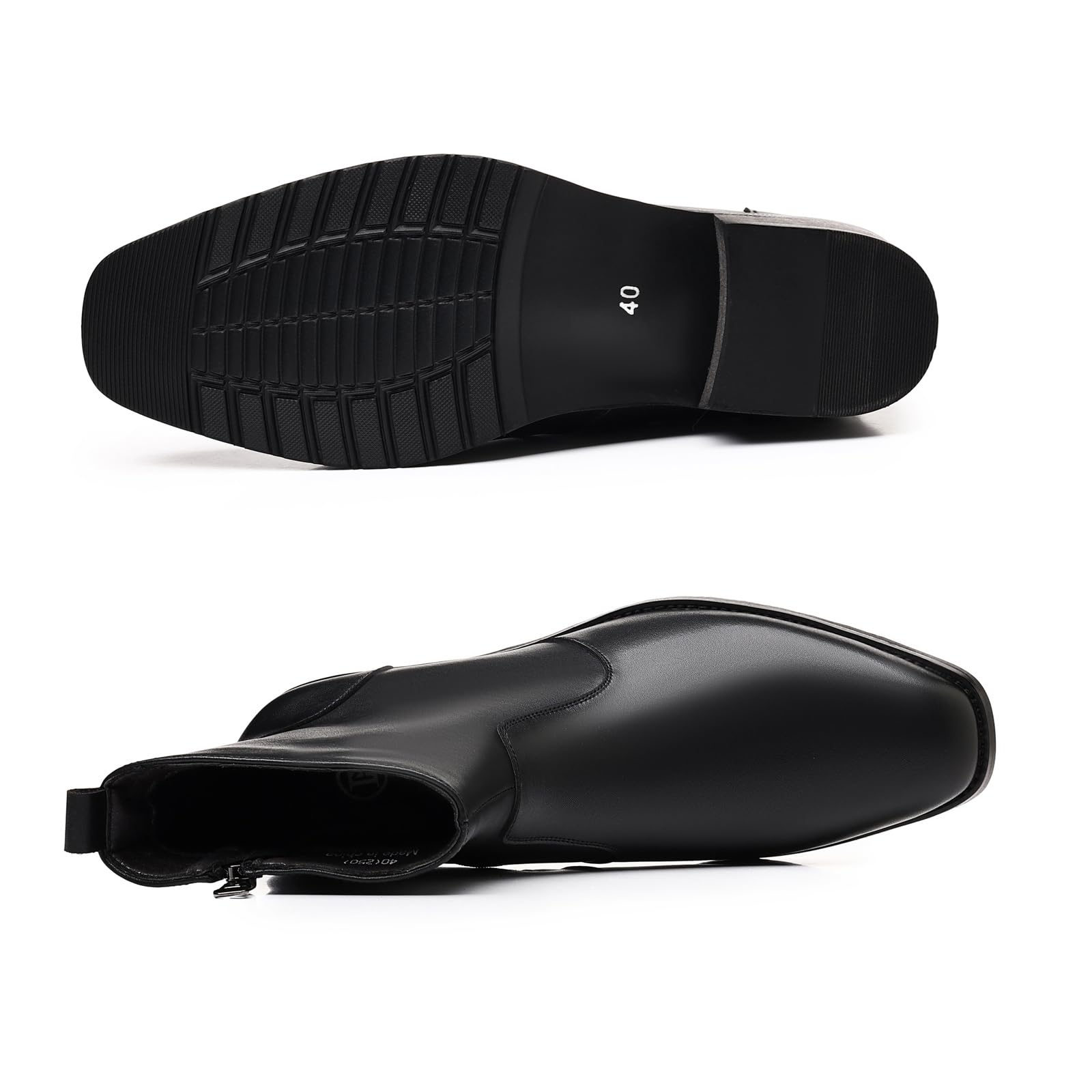 PPXID Bottine Homme Cuir Chelsea Boots Mode Chaussures Détente Confort Bottes Hommes
