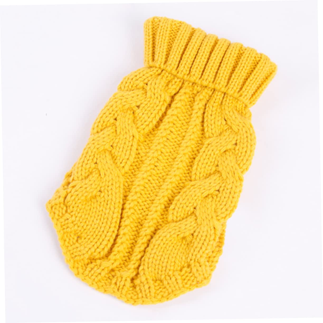 BESPORTBLE 3 Pezzi di Abbigliamento per Animali Domestici XXS Maglione Giallo alla Moda Costume da Festa per Cane per Foto Ed Eventi