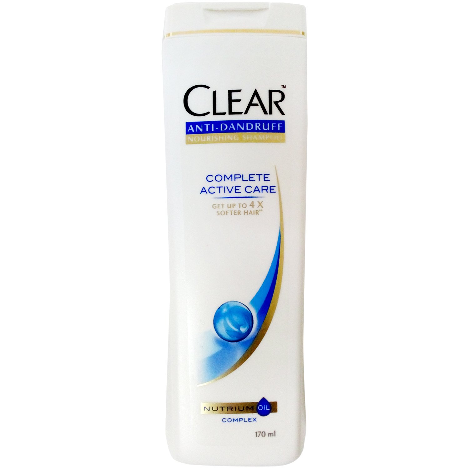 Clear Anti Dandruff Shampoo - Complete Active Care, 170ml Bottle