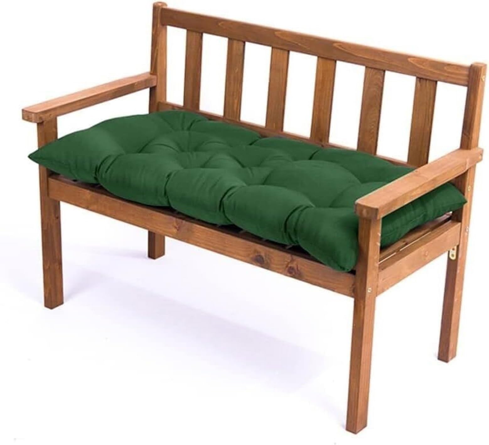 Bench Cushion Indoor 39 47 59 Porch Swing Cushions for Outdoor Furniture 3 Seater 2 Seater Replacement for Garden Seat Patio Window Loveseat Hammock Rattan Lawn Bench Pad Cushion(Dark Green,100x50 cm