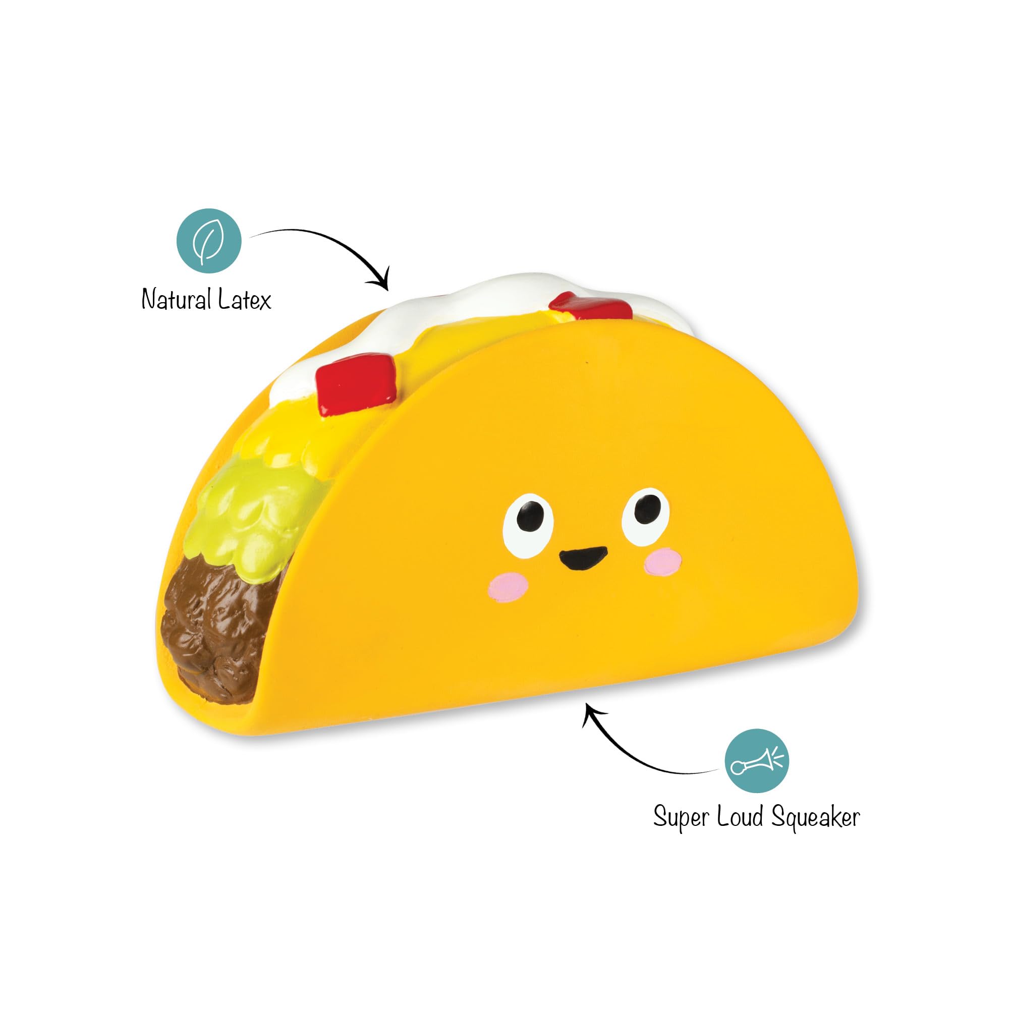 Fringe Studio WHATCHU Taco 'Bout Lateksowa zabawka dla psa, kolekcja Pet Shop (366020)