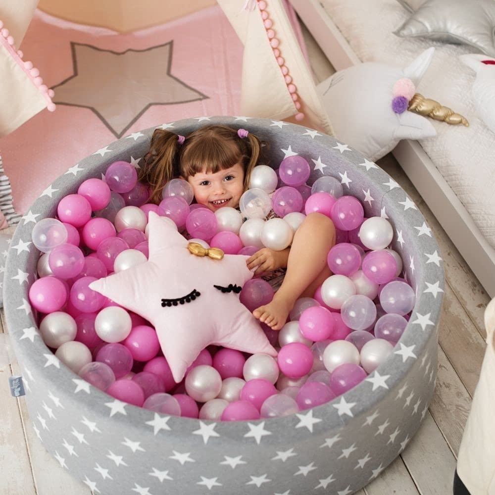 KiddyMoon Plastic Ballen Voor Kinderen 7 Cm Kleurig Gecertificerd KiddyMoon Plastic Ballen Voor Kinderen 7 Cm Kleurig Gecertificerd