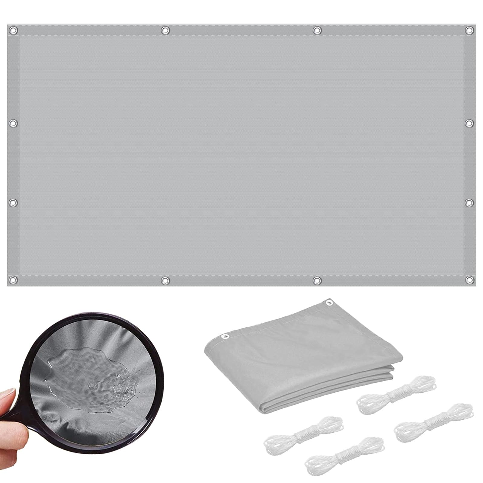 Voile d'ombrage anti-UV pour créer de l'ombre sur un balcon ou une petite terrasse
