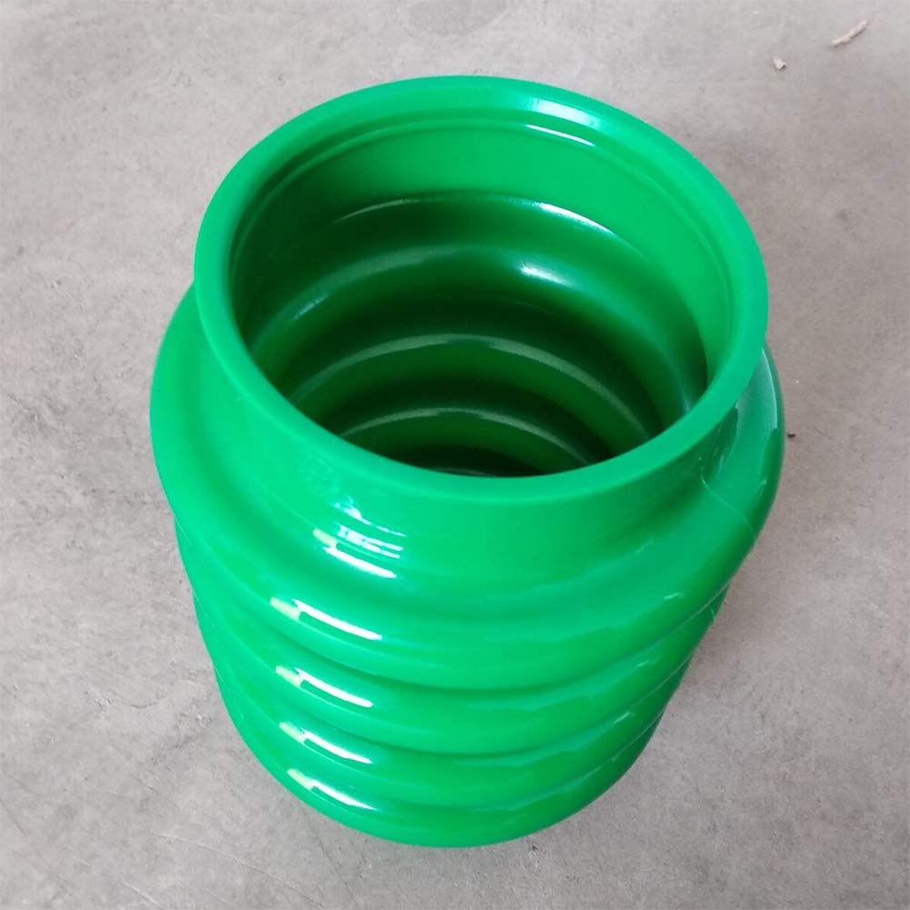 Faltenbalg Stiefel für Wacker BS60-2i BS60-4 BS60-45 BS600 BS600S BS60Y BS650, TPU-Wellblech mit Balgmanschette, langlebiger TPU-Verdichter 1006882 Industriewerkzeugteile für Balgmanschetten