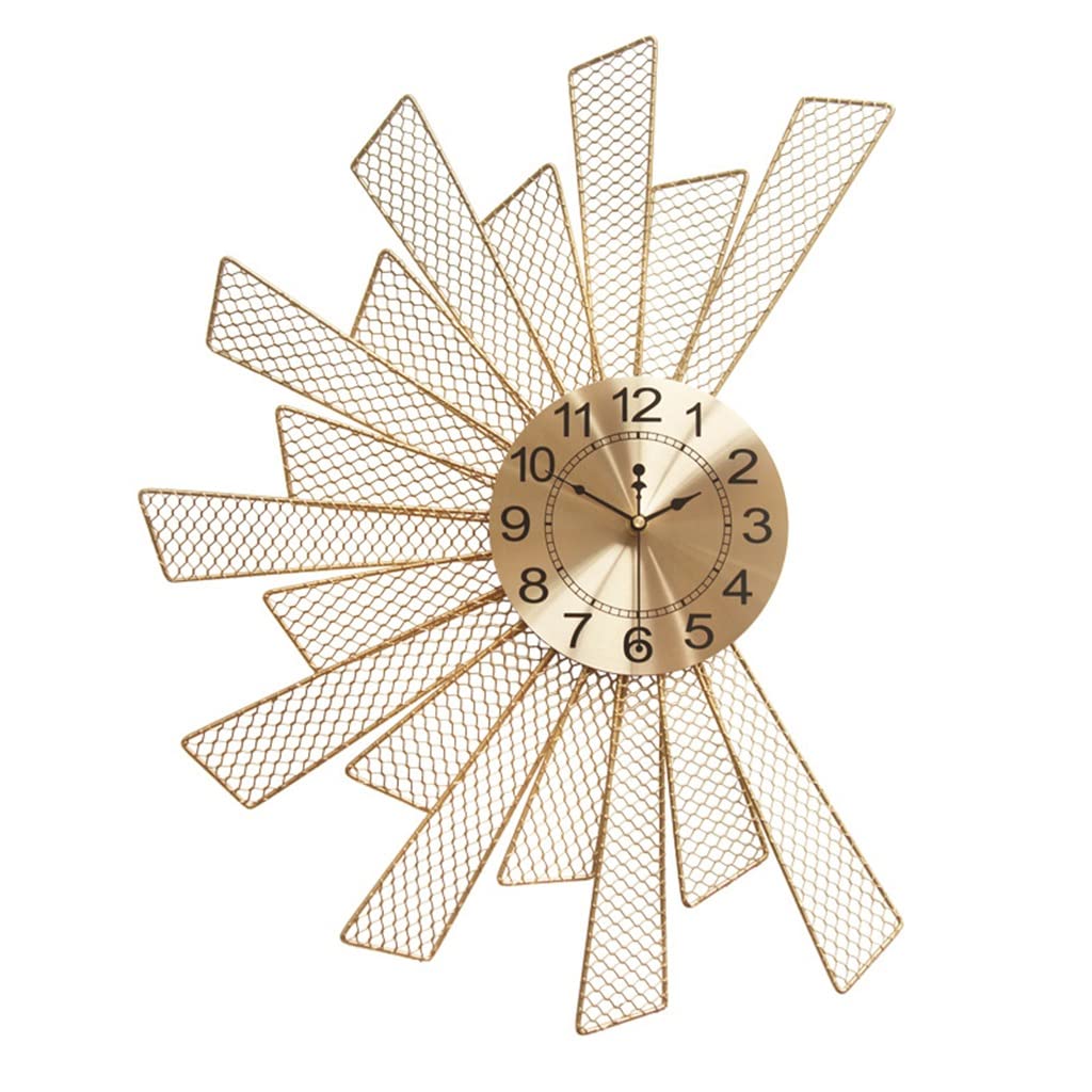 Horloge de salon nordique en fer et métal design pour la décoration de maison