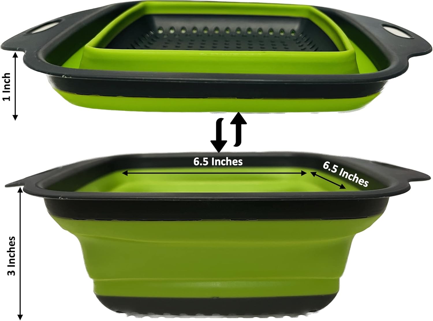 Cocina Vida Bamboo Cutting Board With 4 Collapsible Containers And Strainer, Over The Sink Cutting Board, All In One Chopping Expandable Slide-Out Meal Prep Wood Chopping Board, Kitchen Must Have - Image 4