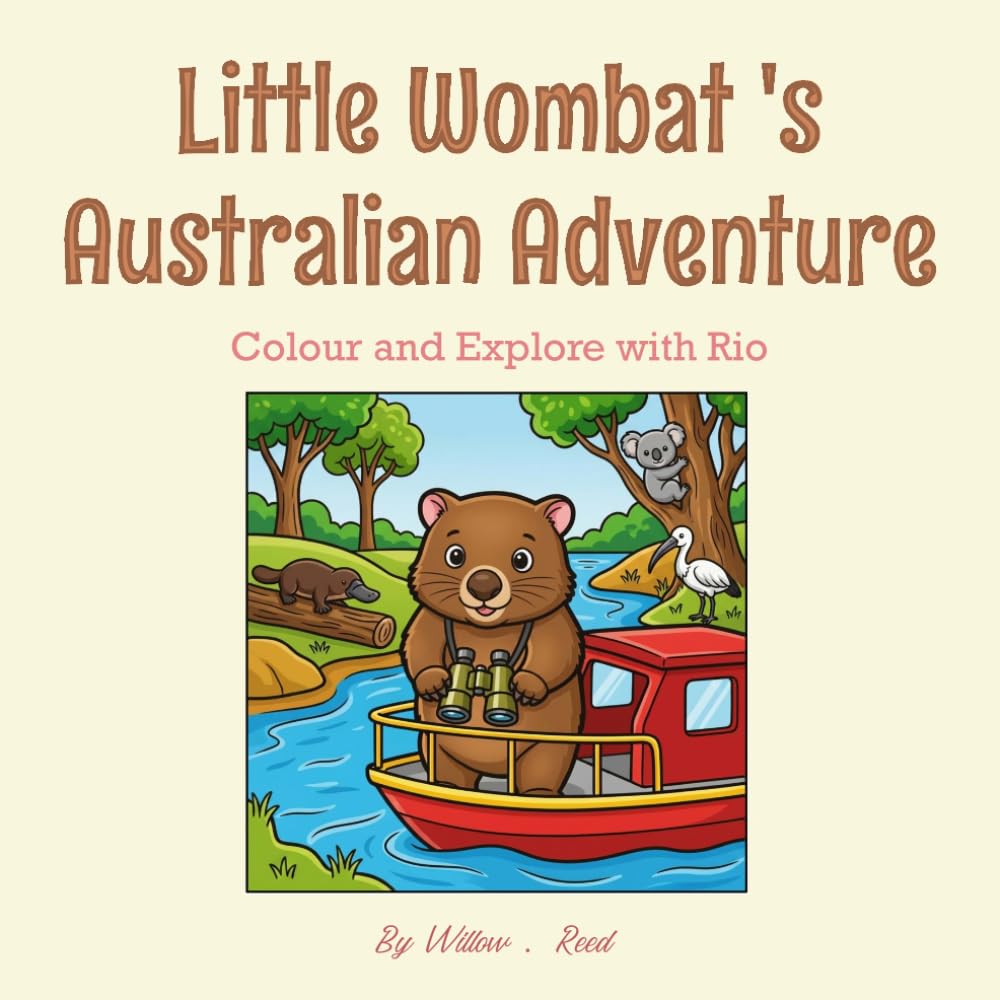 Little Wombat 's Australian Adventure: Colour and Explore with Rio