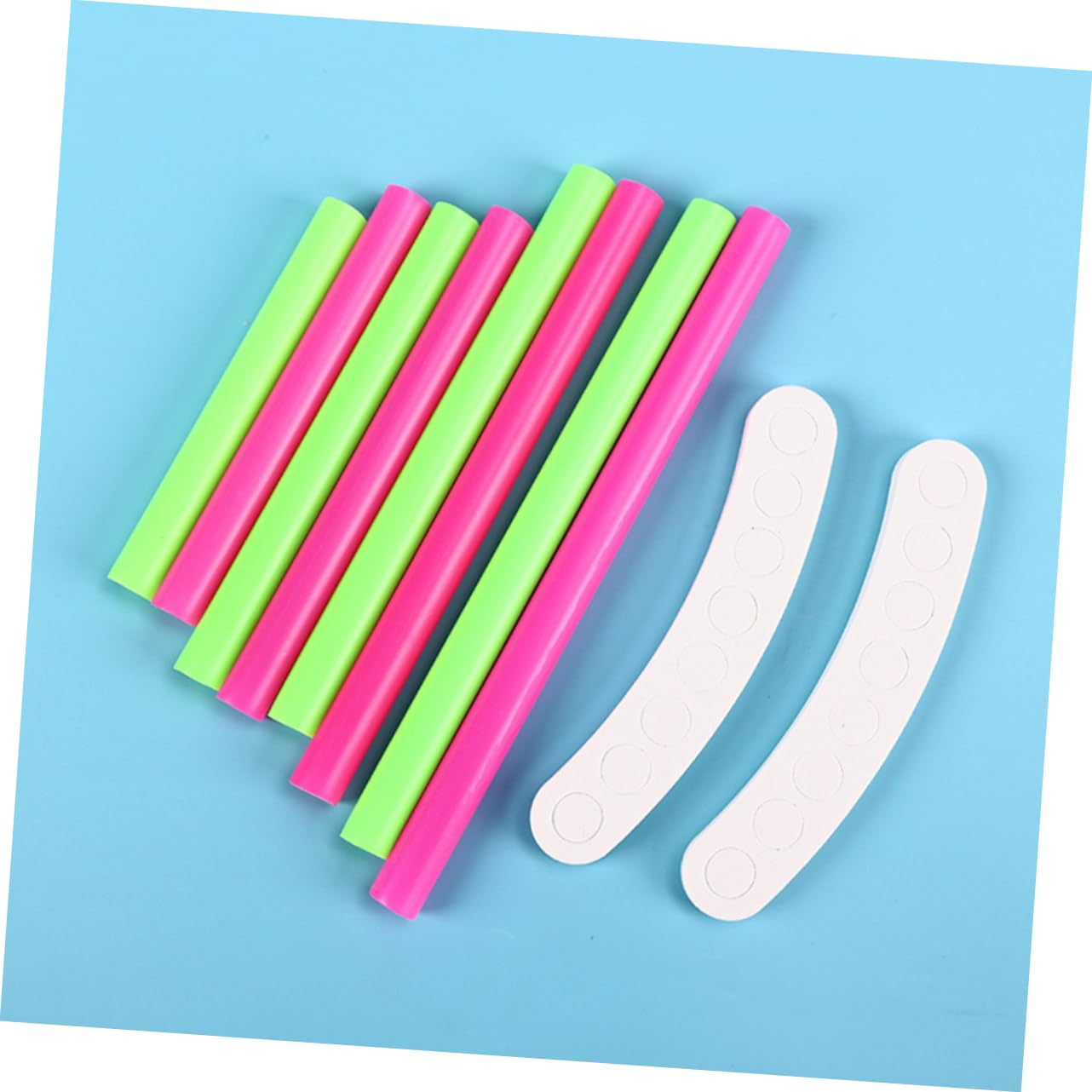 Toyvian Lot de 2 flûtes de pan colorées faites maison pour étudiant, science, expérience