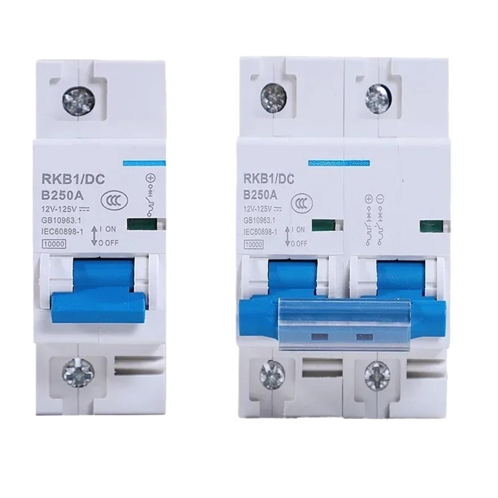 DC 2p Circuit Breaker 12-125V 1P Miniature Automatic Protector Electric Vehicle 80A/100A/125A/200A/250A Battery Protection(2P,250A)
