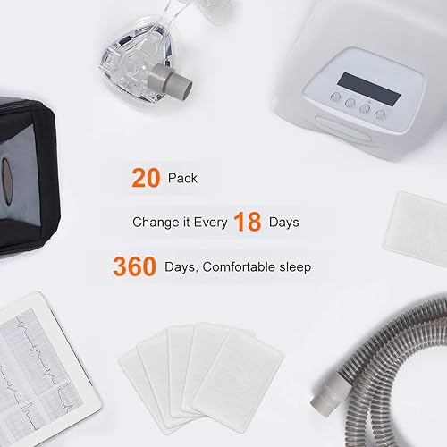 Miniatura 4 de Paquete de 20 filtros CPAP ResMed de filtro de aire desechable de alta calidad filtro de repuesto universal para máquinas estándar ResMed Airsense10