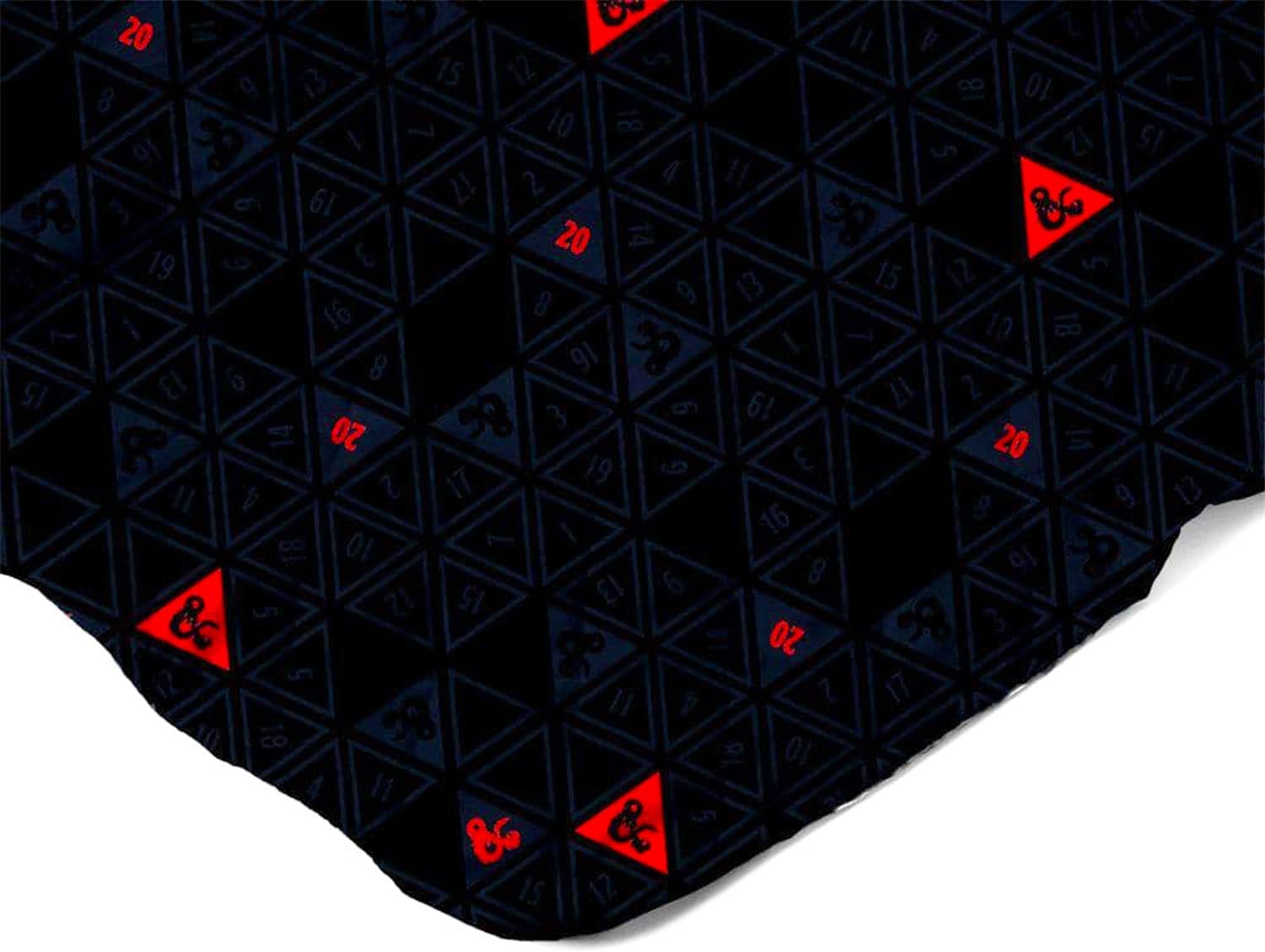 Dungeons & Dragons Bedding Set - Bundle of 60x90 D&D Quilted Bedspread for Twin/Full Bed, Stickers, More | Bedding Set for Boys, Teens, Adults | Lightweight