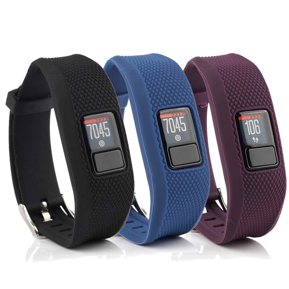 Honecumi Compatible with Garmin Vivofit 3/JR 2 Straps - Soft Silicone Wristband Accessories for Men, Women & Kids — image 1