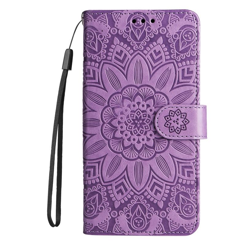 Coque iPhone 16 Pro violette à rabat antichoc pour protéger l'écran des rayures - 4