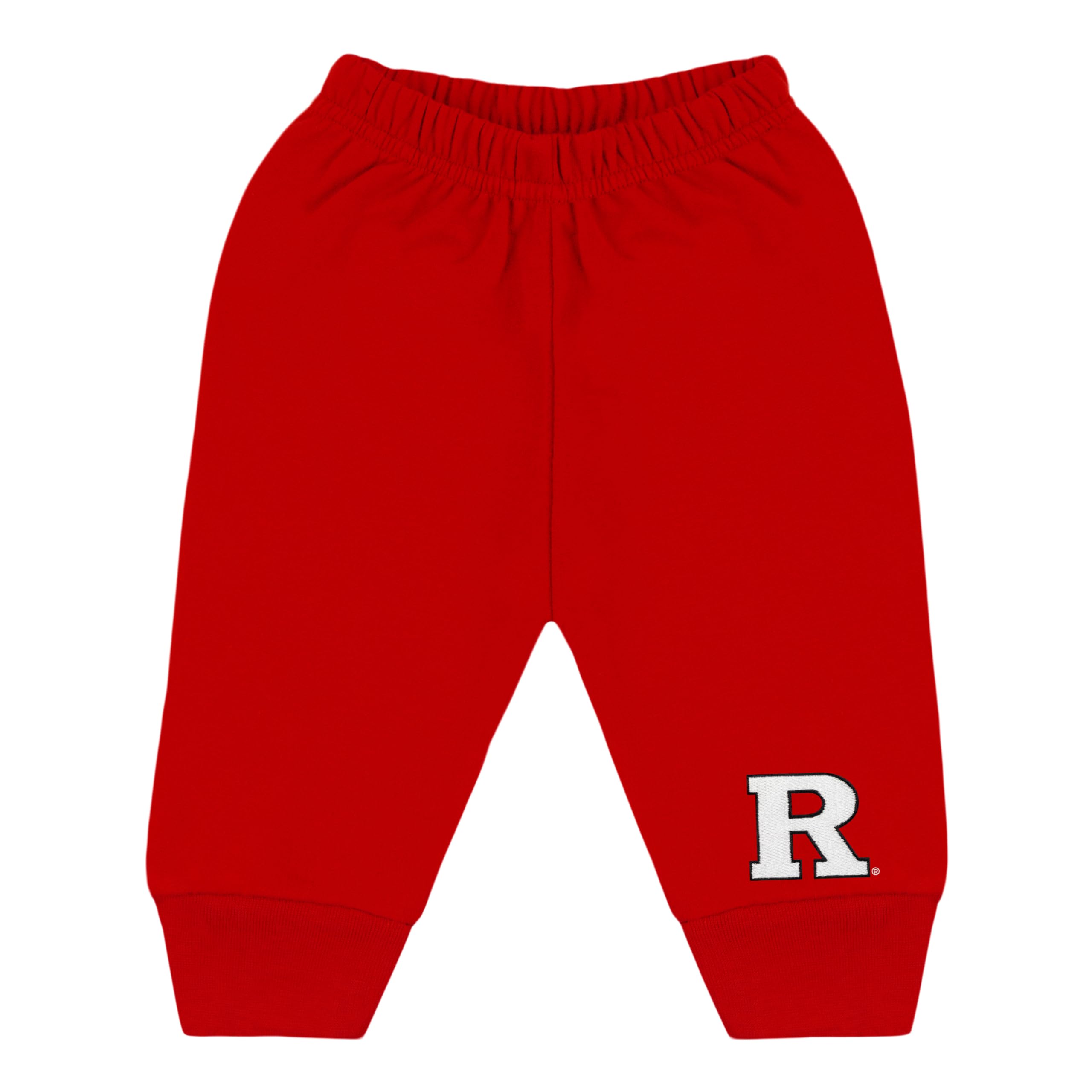 Creative Knitwear Purdue University Baby and Toddler Sweat Pants, Rutgers - Scarlet Knight - Red, 2 Years