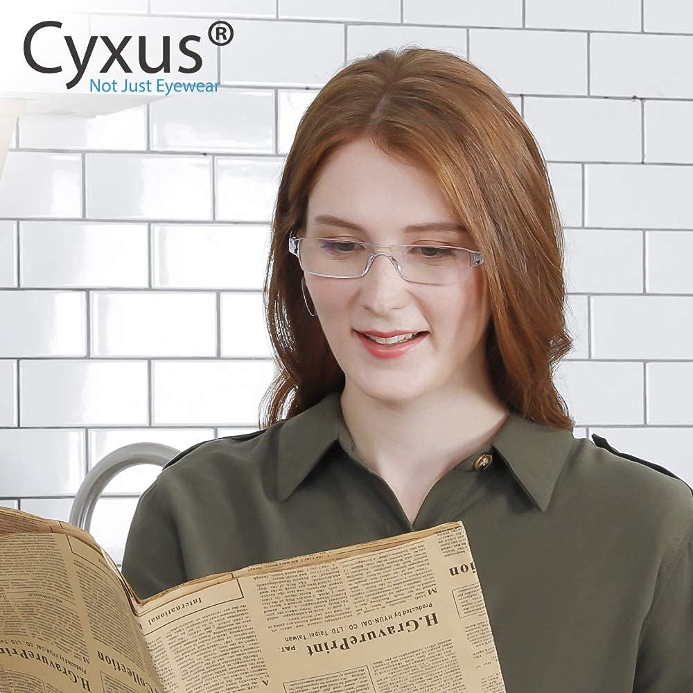 40% Off Discount Cyxus Anti UV Glare Harmful Blue Light Computer Glasses Readers Integrated Reading Glasses - Choose Your Magnification (2901T25, 2.50X) Buy 2 get 3 Cyxus Anti UV Glare Harmful Blue Light Computer Glasses Readers Integrated Reading Glasses - Choose Your Magnification (2901T25, 2.50X)