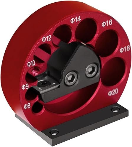 Miniatura 8 de Kit de plantilla para hacer clavijas, métrico 0.315 in a 0.787 in ajustable, con hoja de carburo, taladro eléctrico, varilla redonda herramienta