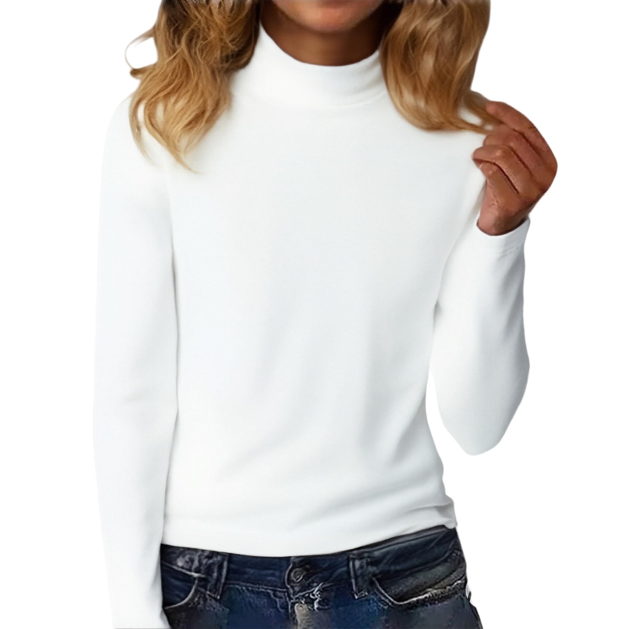 Cashmere Lightweight Sweaters for Women Spring 2026 Long Sleeve Thin Crewneck Pullover Sweater Trendy Knit Soft Tops
