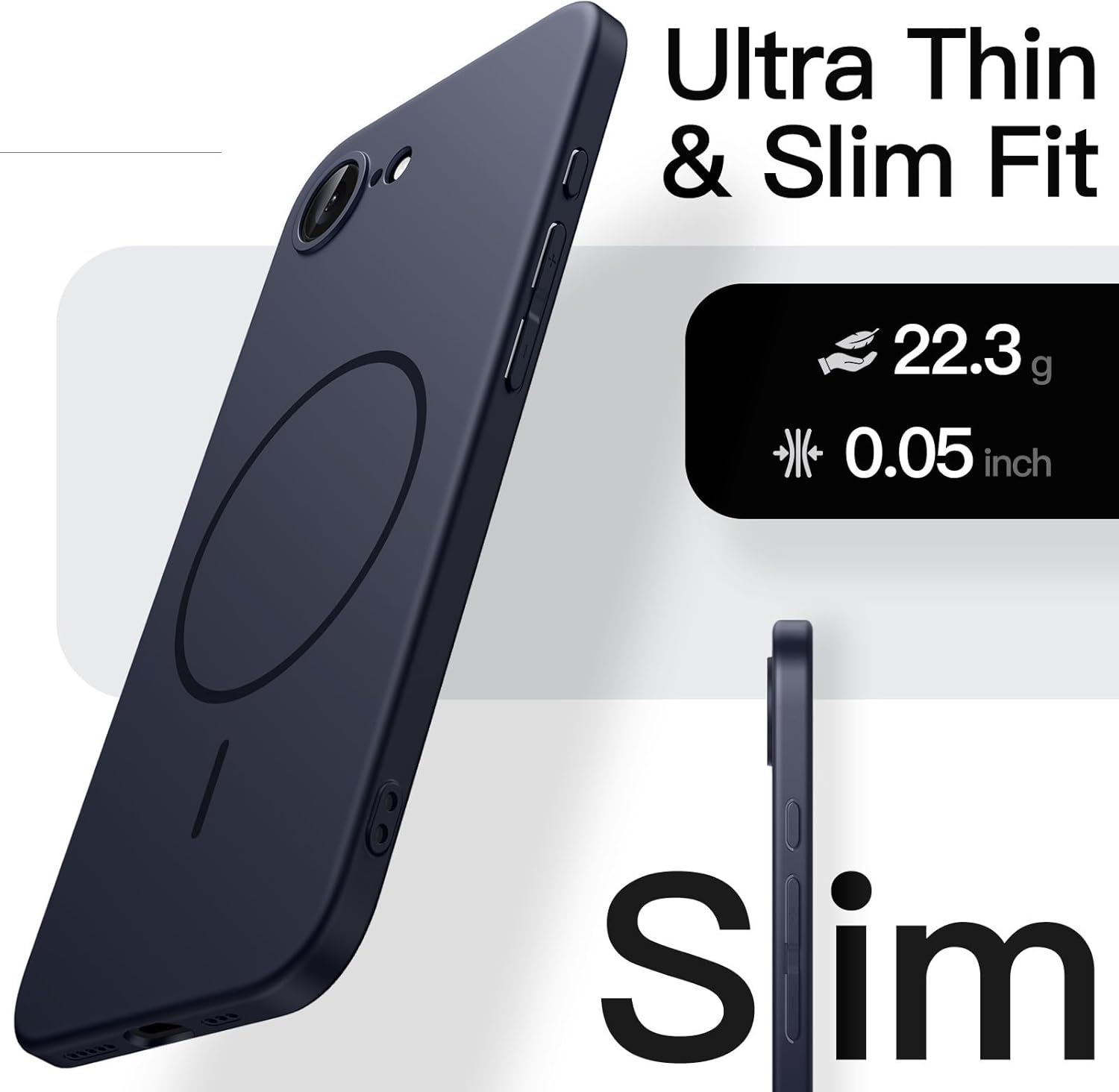 جيتك جراب مغناطيسي رفيع لموبايل ايفون 17e / ايفون 16e متوافق م... - view 3