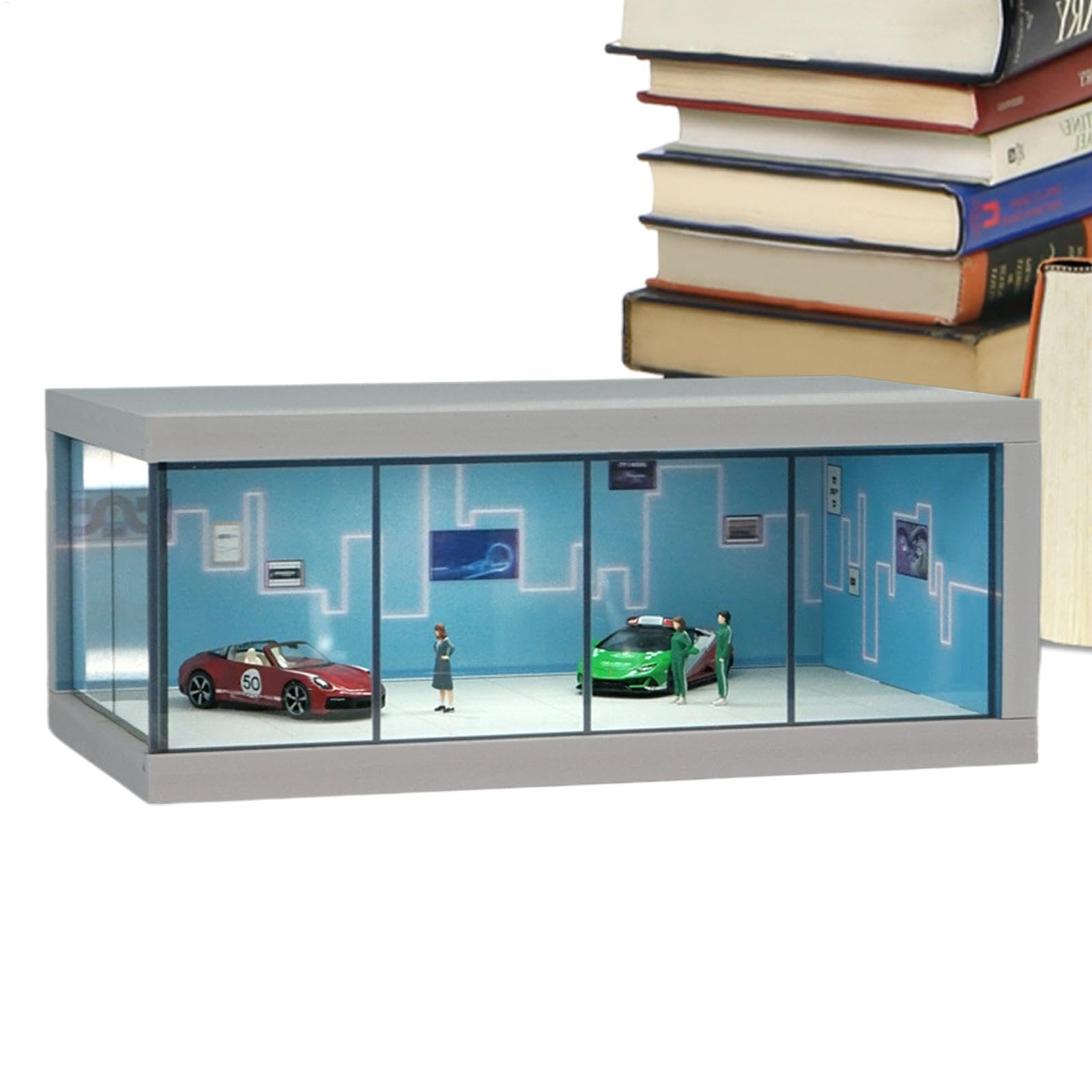 Gablota na modele samochodów Sztaplowalna, Oszczędzająca Miejsce, | Model samochodu w skali 1/64 do realistycznego parkingu, organizer na pojazdy, kolekcja modeli odlewanych,