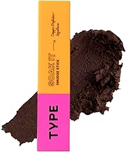 Type Beauty Soak It Smudge Stick: Squalane & Copper Peptides for Dehydrated Skin |Moisturize, Collagen Boost |Matte Finish | Vegan | Super Blendable & Pigmented Face Sticks |Bronzer (dark chocolate)