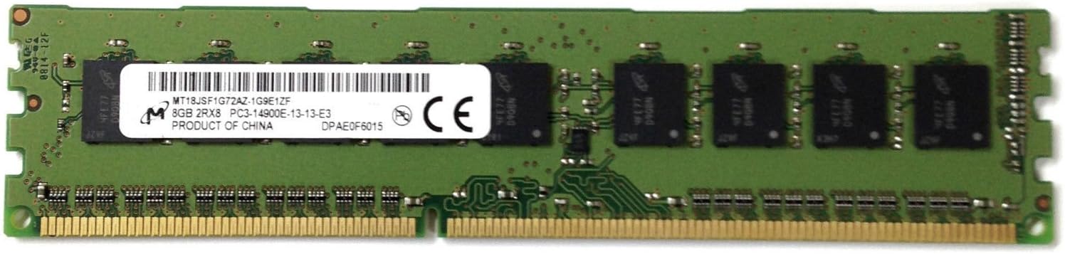 8 GB 2Rx8 PC3-14900E Micron Memory for Dell poweredge R815, R910, M910