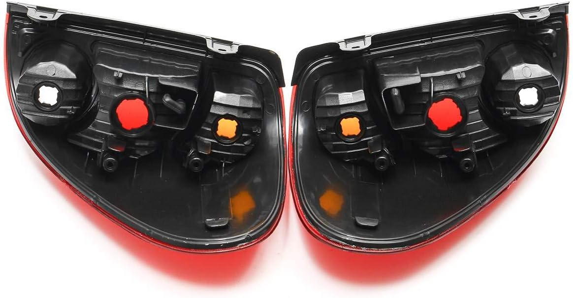 2X Rear Stop Brake Tail Light Lamp for Mitsubishi Triton L200 2005-2014 (Amber)
