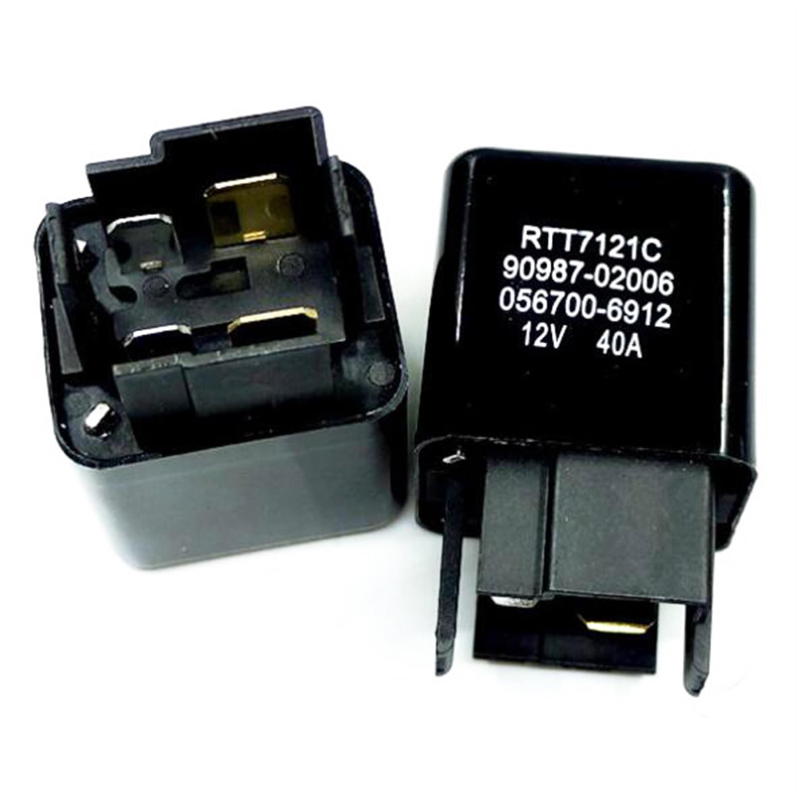Rtt7121a 12V 40A 4-Pin Relay Direct Replacement Mechanical Relay Single ...