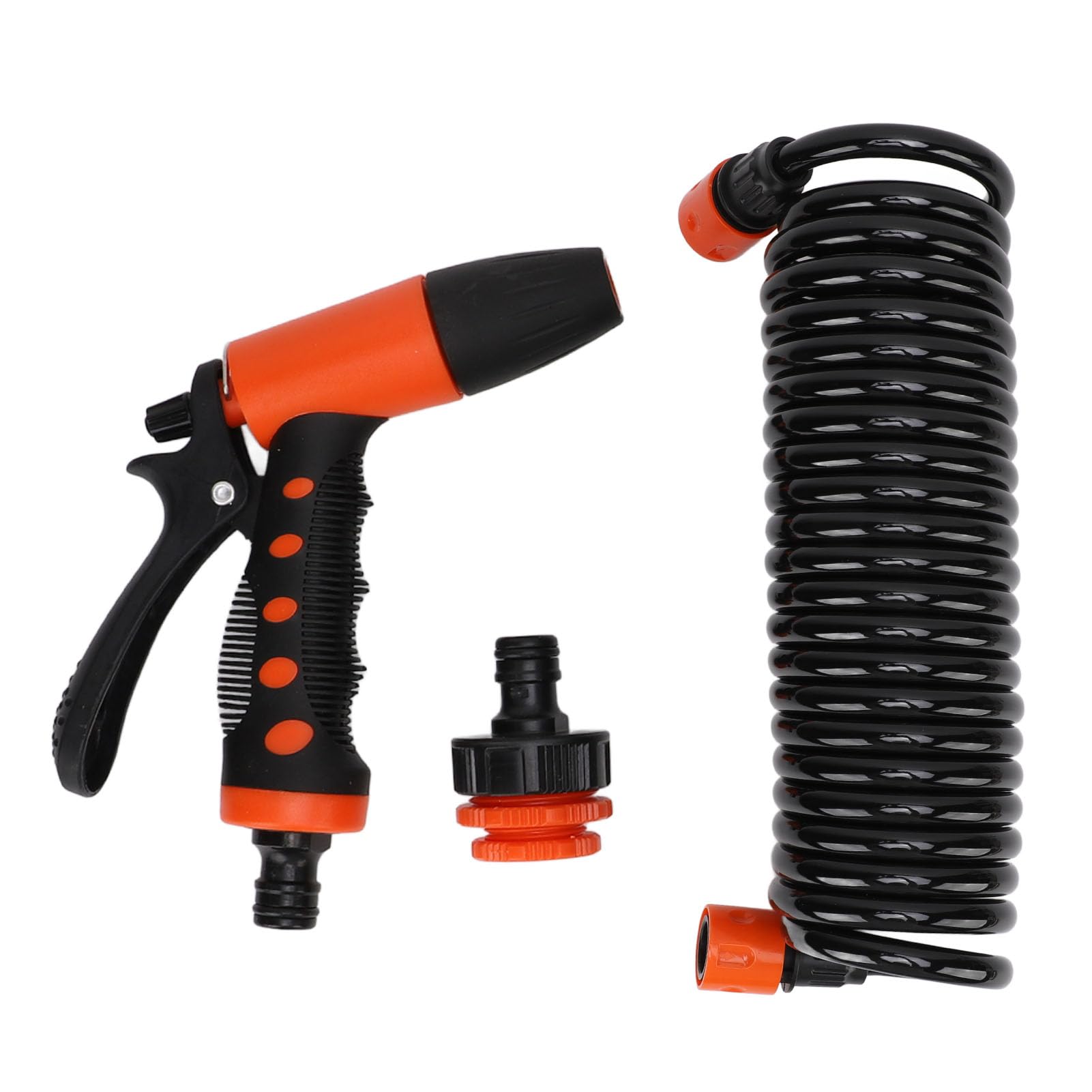 Haute Pression Réglable Buse Washdown Kit Poignée Confortable Hosecoil Système De Lavage De Voiture RV Yacht