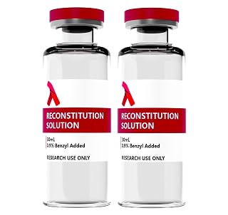 Reconstitution Solution - 2 Pack - 30mL Glass Vials - for Research Use Only - Made in USA - Amazon product rated Grade A
