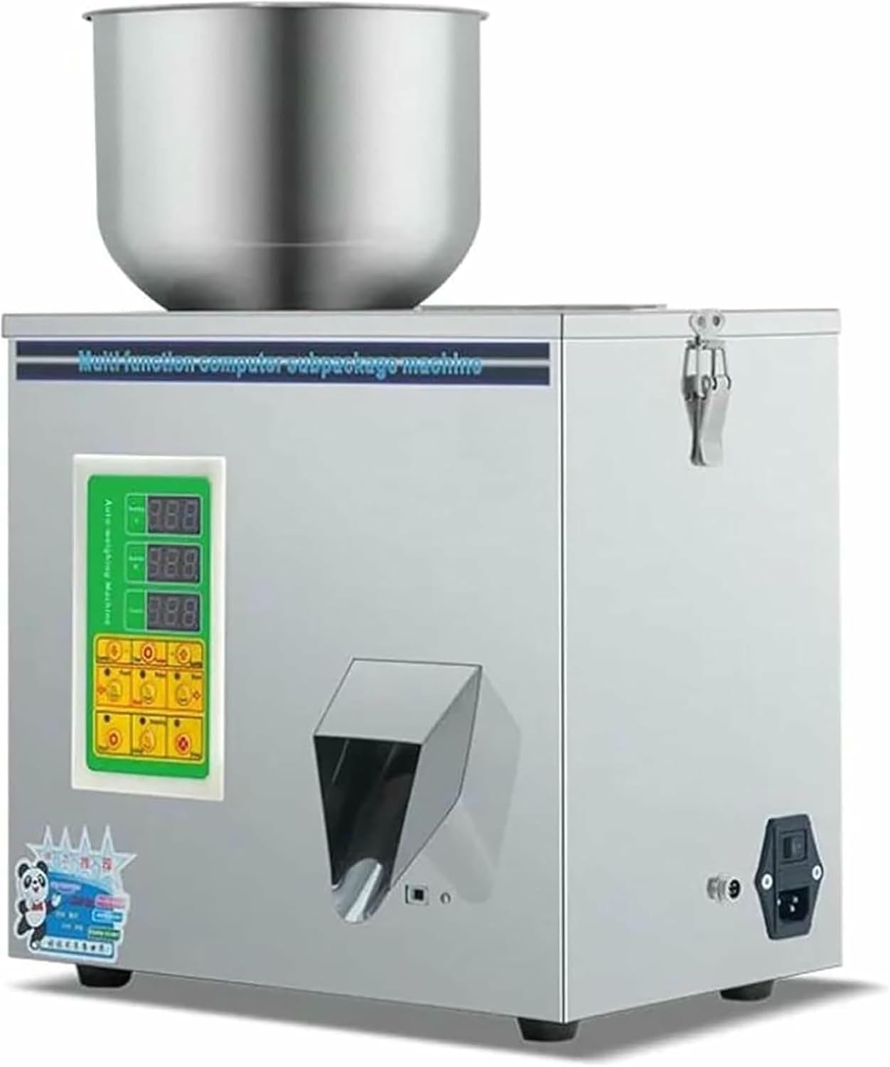 Automatic Powder Filling and Packaging Machine for Food Industry, High-Speed 20 Bags/Minute, Plastic Material Compatible