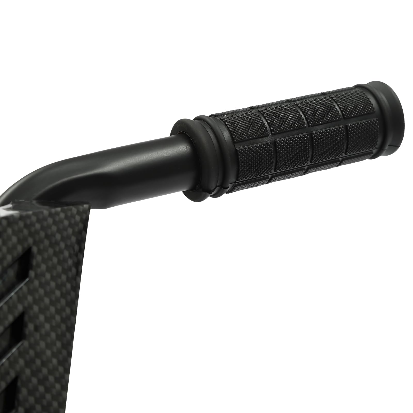 Drift Scooter, Hierro, Rueda Delantera de 16 pulgadas Diámetro de la Rueda Delantera, 100 kg Capacidad de Carga Triciclo Niños Crazy Cart Rueda Trasera con Luces (Fibra de Carbono Negro)