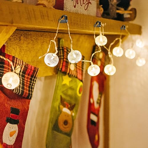 Miniatura 5 de BeneLabel 20 ganchos de luz de Navidad para plantas colgantes de jardín al aire libre, alambre de cuerda, tazas, utensilios de cocina, 1.9 in  26